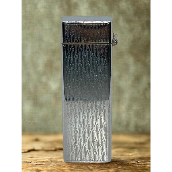 NESOR 24 Korea Silver Vintage Pocket Lighter Chrome Retro Collectible