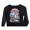 Iron Horse Saloon 2004 Biketoberfest Women's Sz. M Henley Harley Motorcycle