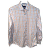 David Donahue Sky Melon Plaid Performance Sport Shirt Men's Medium NWT $165
