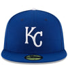Kansas City Royals MLB New Era On-Field 59FIFTY Fitted Hat 8 1/8 NWT