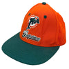 Miami Dolphins Hat Cap Reebok Snapback Green/Orange Embroidered Logo Vintage