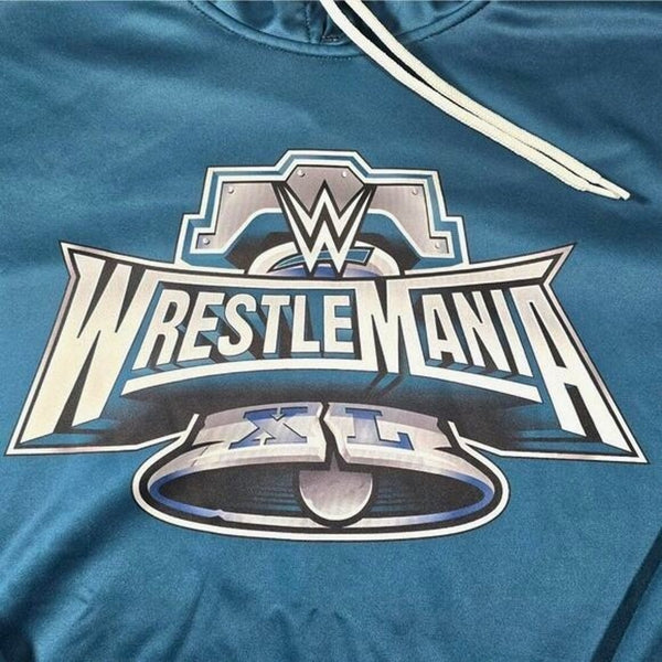 WWE WrestleMania XL 2024 Pro Sphere Hoodie Mens L Philadelphia Green NWOT