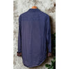 Robert Graham XL Classic Fit Blue Geometric Flip Cuff Button Shirt NWOT Luxury