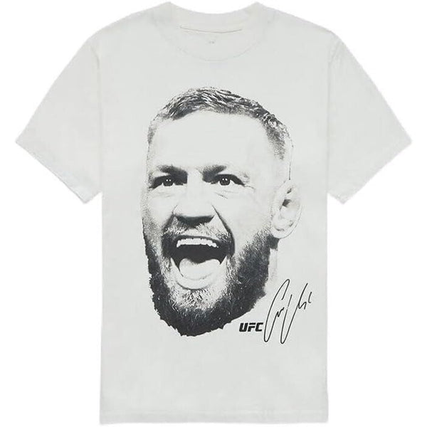 Connor McGregor UFC Megaprint Face Signature Logo T Shirt Size XL Y2K '00s