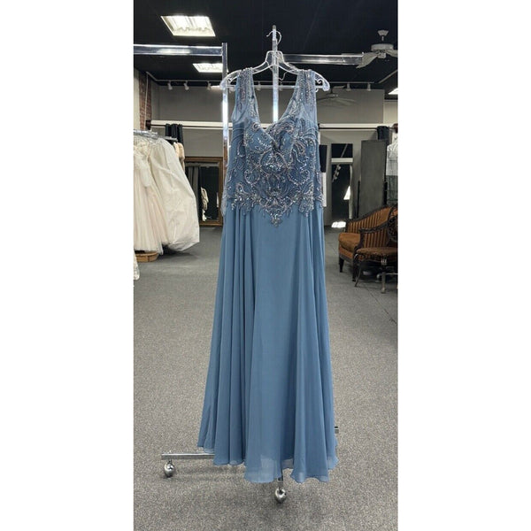 MGNY Madeline Gardner for NY by Mori Lee Dress 72419 Slate Sz. 16 (Sample)