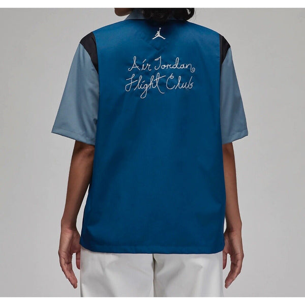 Jordan Womens Button Up Shirt Sky J French Ozone Blue DZ3340 427 • NWT Size XL