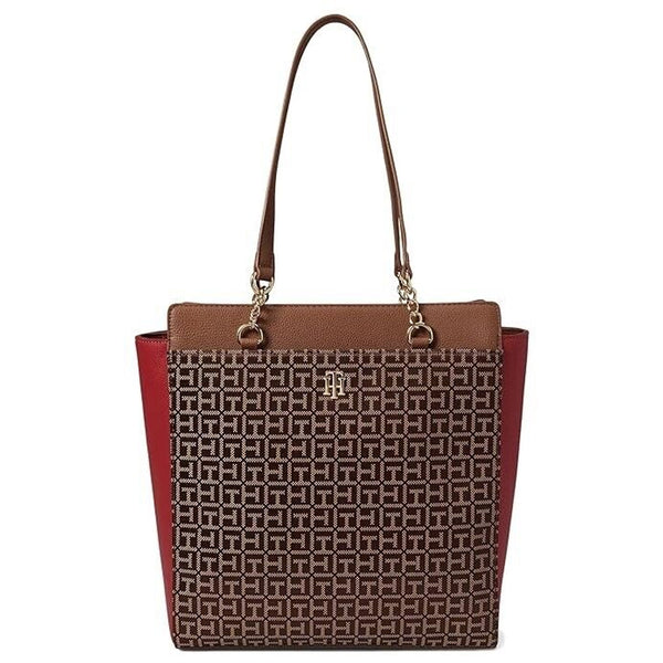 Tommy Hilfiger Chestnut Antonella II Tote Women Totes EUC MSRP $115