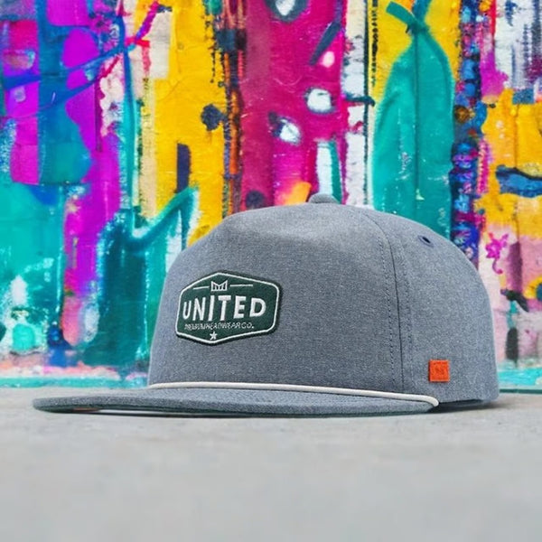 Melin Coronado Brick Mill “United” Chambray Classic Hat 58cm NWOT Americana