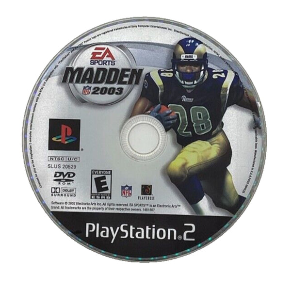 MADDEN 2002 PLAYSTATION 2 PS2 COMPLETE IN BOX W/ MANUAL CIB