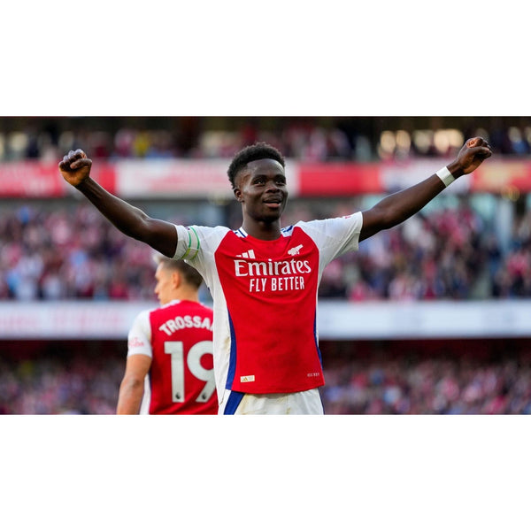 Arsenal FC Bukayo Saka #7 Adidas 2024/25 Home EPL Soccer Jersey Large NWT