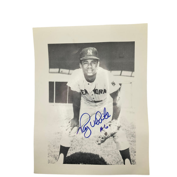 New York Yankees Chris Chambliss & Roy White Signed Autographed 8X10 Photo Lot