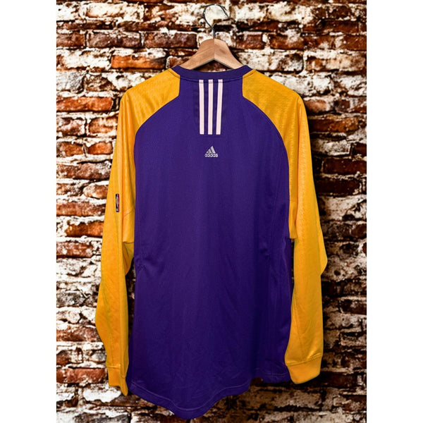 Los Angeles Lakers 2007 Adidas Shooting Shirt Warm Up Kobe Era Mens Medium