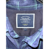 Charles Tyrwhitt Dress Shirt Non Iron Classic Fit Check Heavy Cotton Denim Sz. L