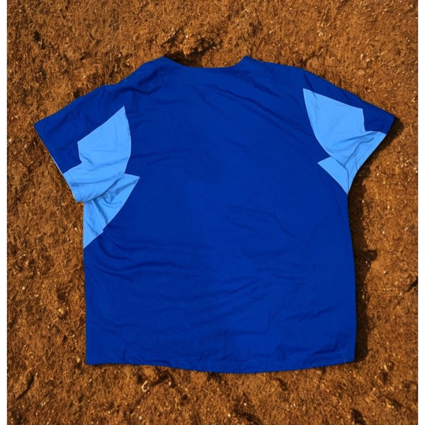 Kansas City Royals Nike Authentic Dugout Pullover Jacket 2XL Blue MLB Field Rare