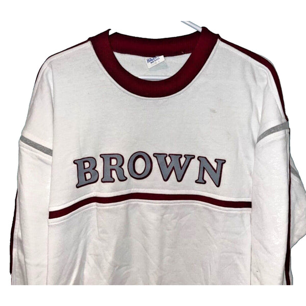 Brown University Sweatshirt JJ Macintyre Sz. L Vintage 80s Deadstock NWT