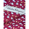 Salvatore Ferragamo Vintage Silk Tie Italy Floral Hand Made 100% Luxury Red