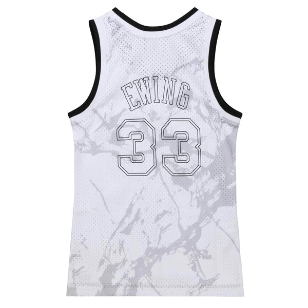 Patrick Ewing New York Knicks Mitchell & Ness Womens Marble Swingman Jersey 2X