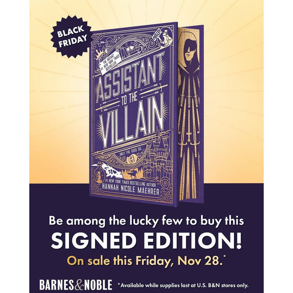 Assistant to the Villain Special Edition Hardcover Signed Hannah Nicole Maehrer