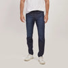 Mott & Bow Crosby Jeans Mens 33x34 Navy Blue Slim Stretch Denim Dark Wash