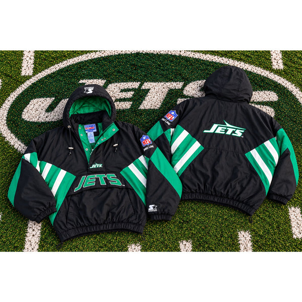 New York Jets Starter NFL Pro Line Pullover Jacket Men's XL Vintage 90s Korea