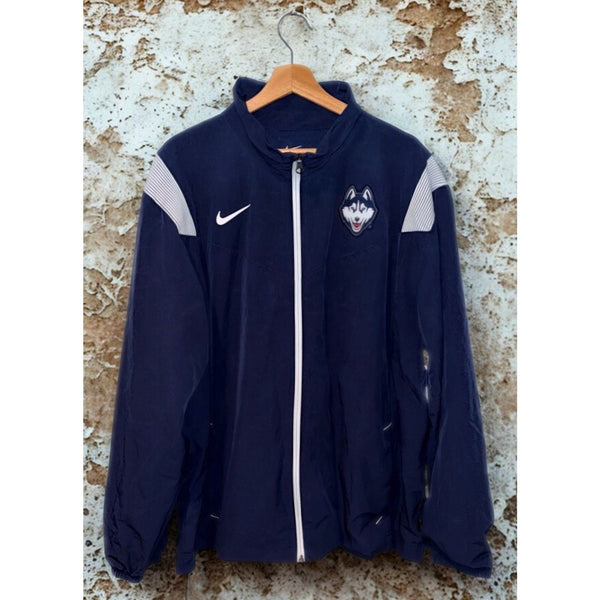 UConn Huskies Nike Player Issued Windbreaker Jacket Men’s XL #43 NCAA Basketball