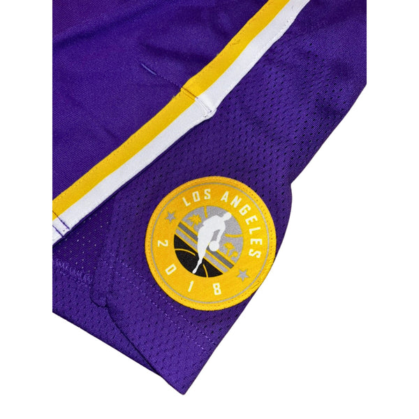 NBA 2018 Celebrity Player Team Lakers Issued Nike Shorts Sz 48 +1 3XL