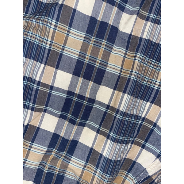 Nautica Jeans Cargo Shorts Men 40 Y2K Baggy Plaid Hip Hop Streetwear 12”
