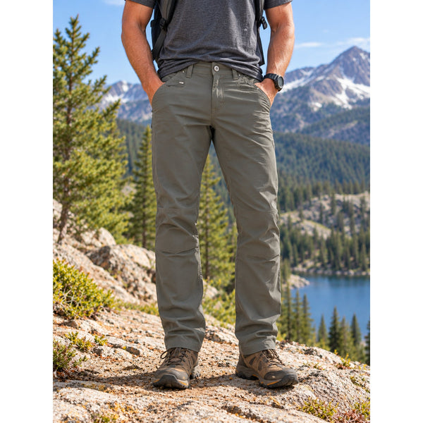 Kuhl Radikl Hiking Pants Men's 31x32 Olive Green Stretch Outdoor Tactical UPF 50