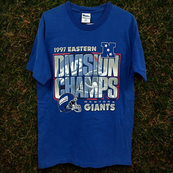New York Giants Pro Player 1997 NFL Eastern Division Champs T-Shirt XL Vintage