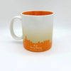 Starbucks Hong Kong Global Icon Collector Series Mug 2009 16oz Orange White