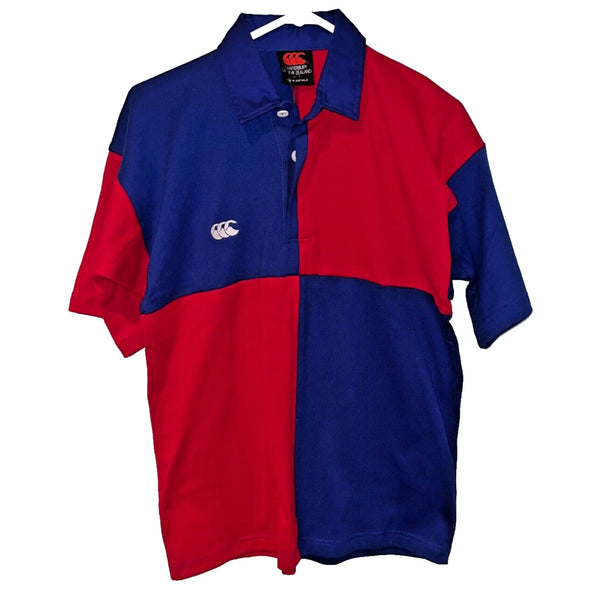 Canterbury Rugby Collared Shirt Vintage Sz. S Color Block Modern Terminals RARE