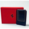 Ferrari Leather Money Clip Wallet Made In Italy W/ Presentation Box New