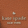 Kate Spade Leila Leather Small Card Holder ID Wristlet Wallet Gingerbread NWOT