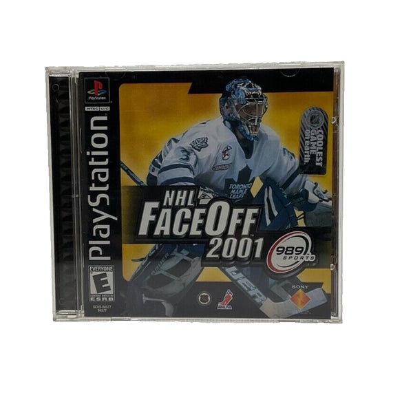 NHL FaceOff 2001 Playstation PS1 Video Game Complete with Manual