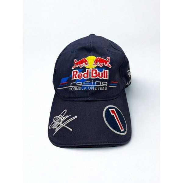 Sebastian Vettel #1 Red Bull Racing F1 Infiniti Hat Cap Embroidered Signature OS