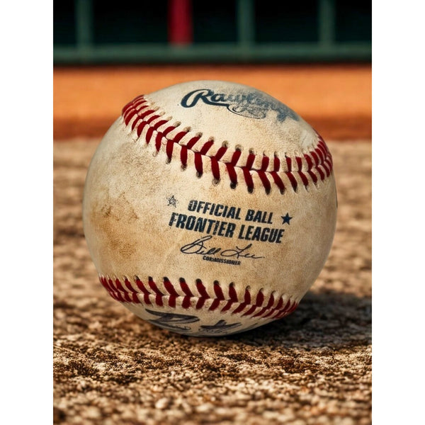 Rawlings Frontier League Official Game Used Baseball Signed