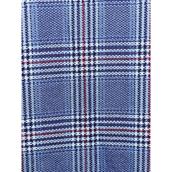 David Donahue Dobby Fine Check Dress Shirt Navy Blue Men's M NWT MSRP $165