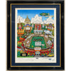 Charles Fazzino Notre Dame Lou Holtz Signed Pop Art Framed LE 39/50 Fanatics