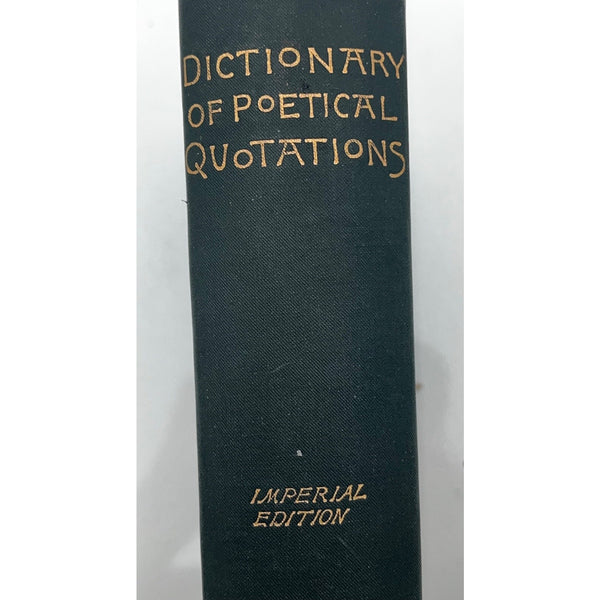 Anna L. Ward Dictionary of Quotations from English and American Poets 1883