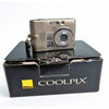Nikon COOLPIX L11 6MP Digital Camera Silver 3x Zoom Complete In Box Tested