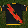 Rayo Vallecano 23-24 Umbro Away Jersey La Liga Black Red Lightning Sz M Rare