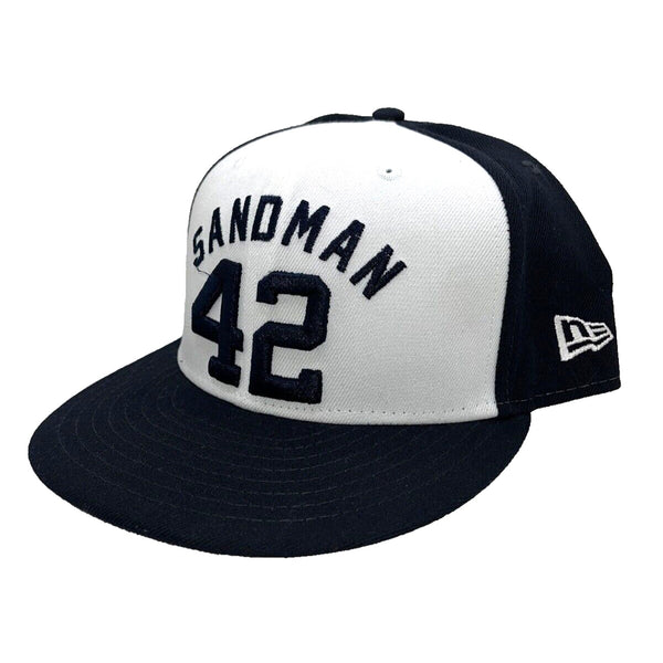 Mariano Rivera New York Yankees MLB HOF Sandman 42 Hat New Era Sz. 8 Fitted 59Fifty