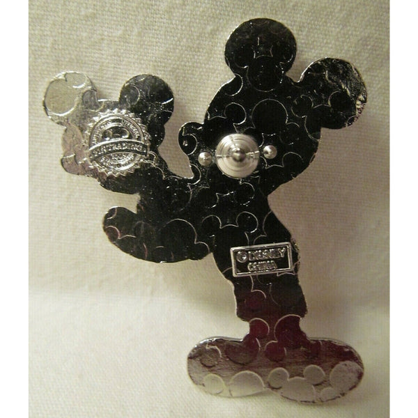 Disney Mickey Mouse Holding Mickey Silver Ears Hat 2009 Trading Pin #67009