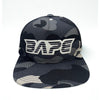 BAPE City Camo Glow In The Dark Snapback Hat Black Gray Japan NWOT Rare