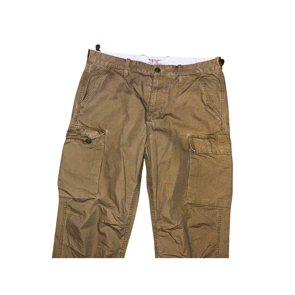 Wallace & Barnes J. Crew Ripstop Brigade Cargo Pants 34x30 Military Baggy Y2K