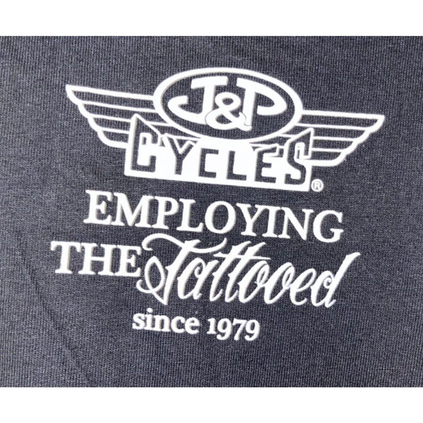 J&P Cycles Tattooed And Employed Motorcycles Biker Size XL T-shirt