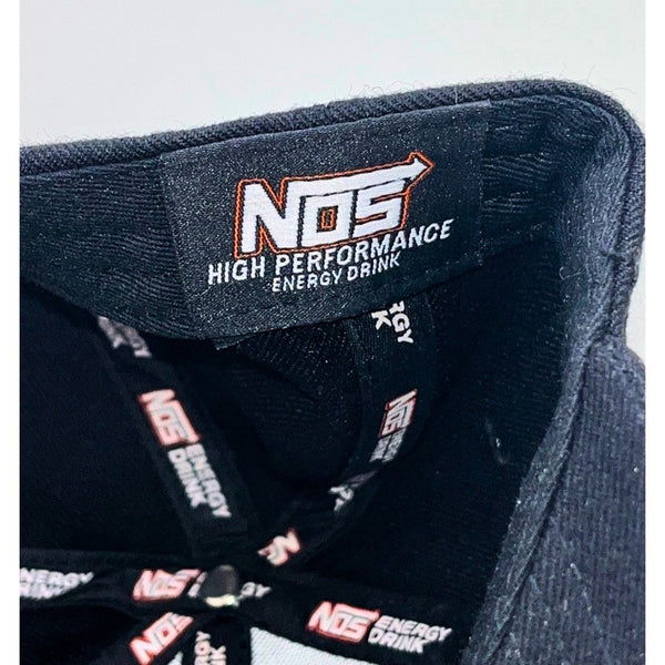 NOS Energy Drink Snapback Hat Monster Energy Y2K Logo Cap OSFM NWOT