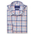 David Donahue Blue Melon Plaid Performance Sport Shirt Men's M NWT MSRP $165