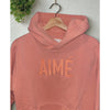 Aimé Leon Dore Logo Hoodie Small Made in Canada Heavyweight Pullover Rare
