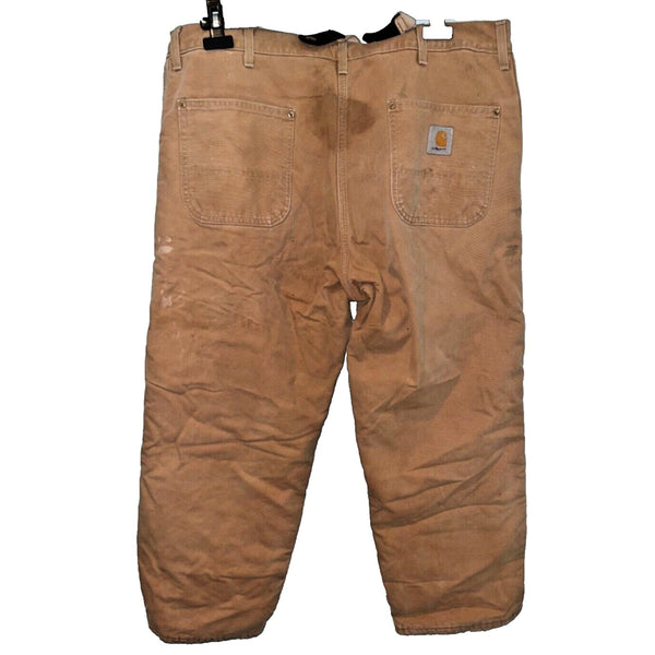 Carhartt B10 Duck Quilted Lined Work Waist CC Filson Overall Pants USA 40x40 Vtg